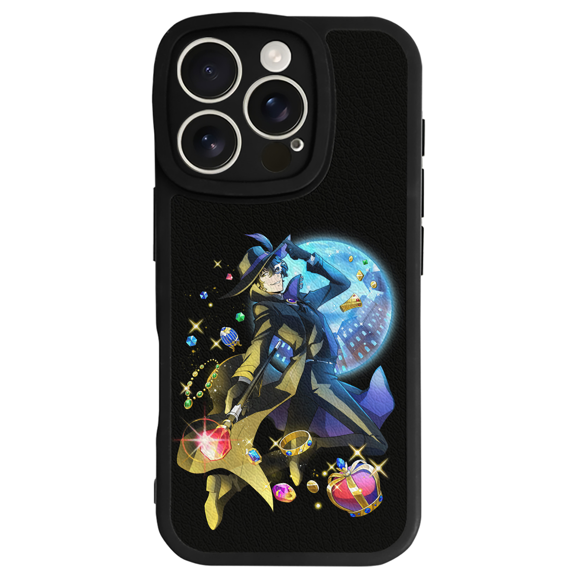 （画像用） 文豪ストレイドッグス Bungo Stray Dogs 【iPhone 16シリーズ対応】シリコンスマホケース（レザー調） 材質：シリコン